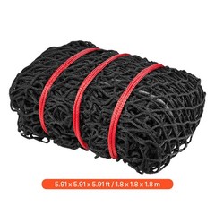 Round Bale Hay Net, 5.91 ft, 1.5 in Holes, PE, Knotless, Slow Feeder for Horses
