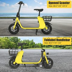 450W Ebike Sports Electric Scooter Adult with Seat Electric Moped E-Scooter US