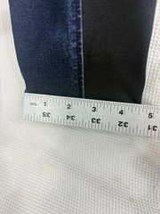 Horze Kaia Womens High Waist Denim Silicone Full Seat Breeches Dark Blue Size 28