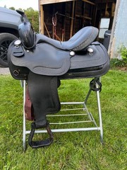16″ Simco Western Saddle double rig great condition