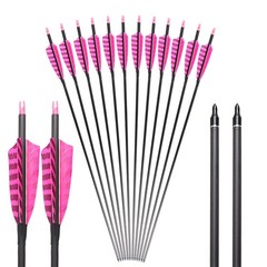 62″ Takedown Recurve Bow Longbow & Carbon Arrows Wooden Riser for Hunting Shoot