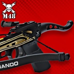 M48 Tactical Powerful Self Cocking Hunting Crossbow Pistol Bow 80lb with Arrows