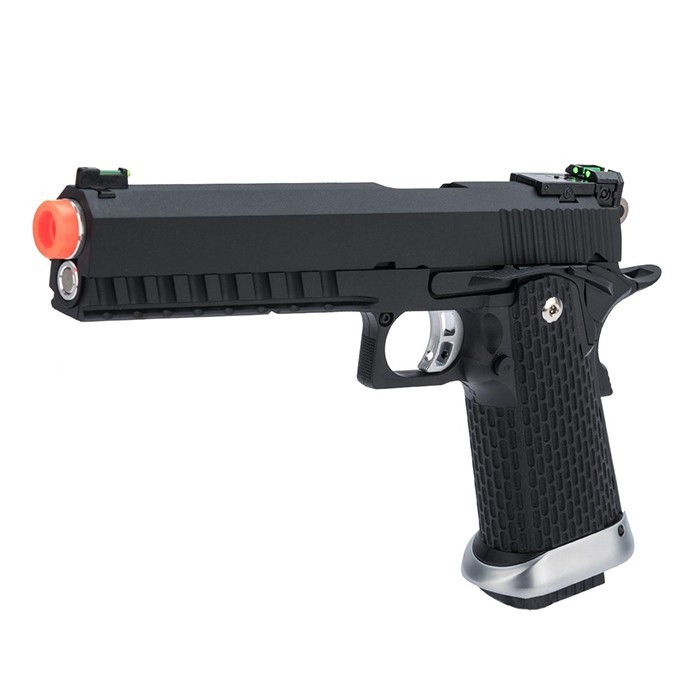 KJW Xcelerator 6″ Hi-CAPA CO2 Blowback Airsoft Pistol Metal Slide – 320 FPS KP06
