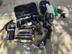 Paintball Marker Gear Lot Tippmann 98 Spyder Xtra Redz Maddog 20oz Tank JT Mask