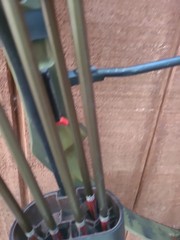 Bear Whitetail II Vintage Compound Bow Camouflage W/ Arrows And Broadheads Quive
