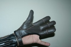 TRADITIONAL ARCHERY SHOOTING LEATHER GLOVE TOP QUALTY GLOVE 100% GENUINE LEATHER