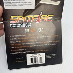 NAP New Archery Spitfire 125 Grain 3 Pack 1.5” Cut – Mechanical Broadheads {18}