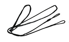 57″ INCH FASTFLIGHT ACTUAL LENGTH – STANDARD – Fast flight Recurve Bow String