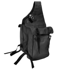 Black nylon small saddle cantle bags, Formay brand, NWT (Jacks)