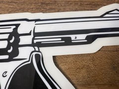 Vintage Cliche Skateboards American Icon Pistol sticker HUF Palace Marc McKee