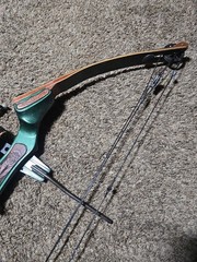 Vtg Martin M-44 Firecat Compound Bow Package 45-60#