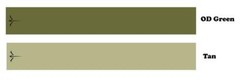 White Water Archery Solid OD Green or Tan in Gloss or Matte Arrow Wraps 15pc