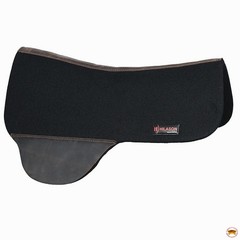 HS HILASON Western Horse Wool Felt Round Contoured Western Saddle Pad W/