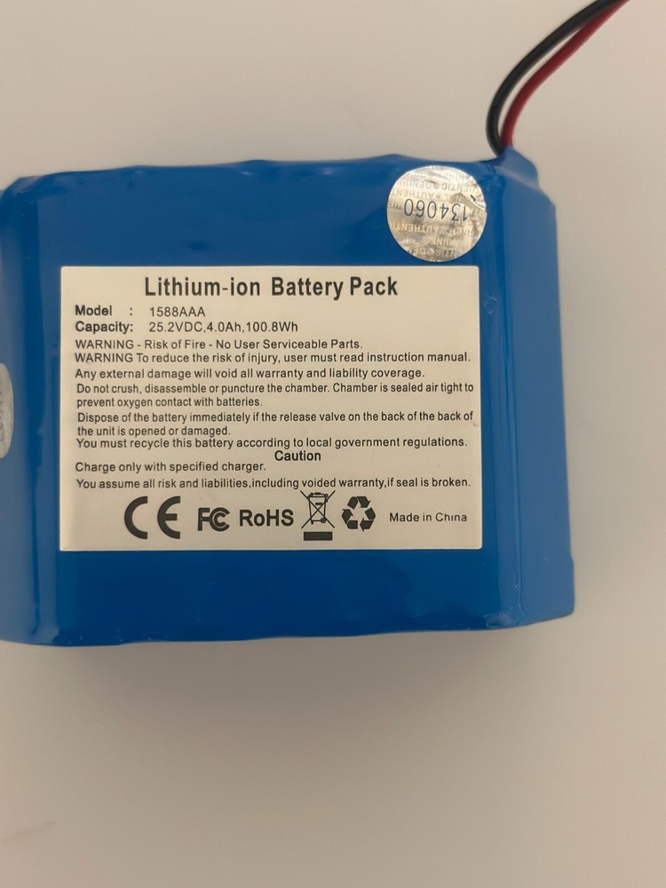 Li-ion Power Battery Model: 1588AAA 25.2VDC 4.0Ah 100.8Wh 🔴GENUINE