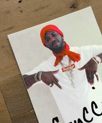 Supreme Gucci Mane Sticker (FW16)