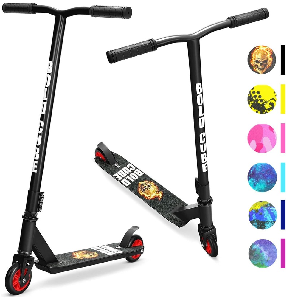 BOLDCUBE Stunt Scooter for Kids Ages 6-12 8-12 Years | Freestyle Pro 360° |