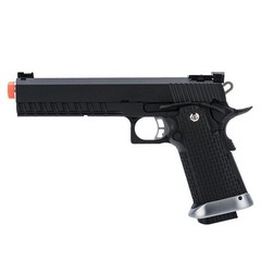 KJW Xcelerator 6″ Hi-CAPA CO2 Blowback Airsoft Pistol Metal Slide – 320 FPS KP06