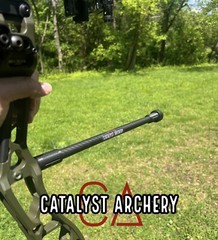 Hunting Stabilizer Set by Catalyst Archery 10”/8” Set. Includes 4 Oz of Weight.