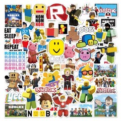 Mix 10/50 PCs Roblox Game Luggage Notebook Laptop Car Sticker – No Duplicate