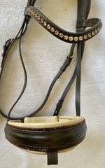 STUNNING Otto Schumacher #2 Full Horse Comfort Crown BRIDLE~Swarovski Crystal