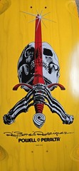 Powell Peralta Skull And Sword Ray Bones Rodriguez Skateboard Deck Rare Colorway