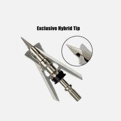 12pcs Archery broadheads 100 Grain Points Recurve Bow Turkey Hunting Arrowheads