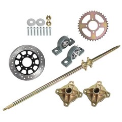 44in Rear Live Axle Wheel Hub Complete Kit For ATV Buggy Quad Go Kart Golf Cart