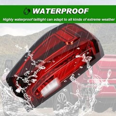 LED Tail Light Assembly Compatible with 2019-2024 Left Driver Side LED Type