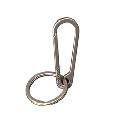 1PCS Multifunctional Titanium Alloy Metal Keychain Quick Release Carabiner Buckl