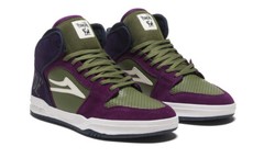 Lakai Shoes Telford – Grape/Olive Suede