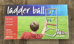Ladder Ball Game Set Outdoor Lawn Toss 34x18x23” 2-4 Players Ages 6+