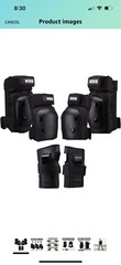 Adult &Kids Knee Pads Elbow Pads Wrist Guards 6 In 1 Protective Gear Skateboard