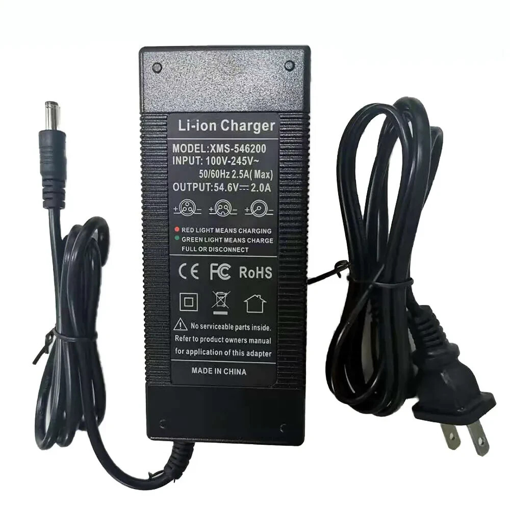 54.6V Adapter Charger For Phantom eBike, Pedego Element eBike