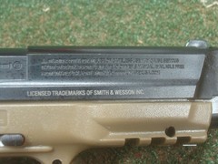 Smith Wesson Air Pistol M&P 40 BB Gun Black & Tan Standard Action – GOOD SHAPE