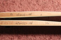 Lot of 4 Galaxy Ameyxgs Archery Recurve Sections Top and Bottom