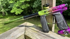 HK Hive Mini GS Paintball Gun – Dust Acid Green/Purple Fade w/ Method Poppet
