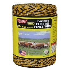 Baygard Electric Fence Yellow/Black Wire – 656 Feet 00121 656 ft.