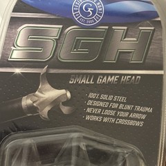 G5 Outdoors Small Game Heads 100 Grain 3 Pk Broadheads Bowhunter Squirrel Rabbit