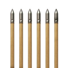12Pcs 33″ Wooden Arrows Turkey Feather Recurve Bow Traditional Sp 500