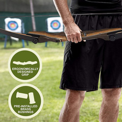 Samick Sage Archery Takedown Recurve Bow 62-Inch – Bows for Teens to Adults – Be