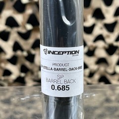NEW Inception Designs Stella Barrel Back – Ion Threaded – Polished Black – .685