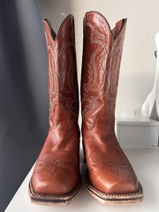 Nocona Boots NL1103 Brown Leather Western Cowboy Boots Men’s US 10