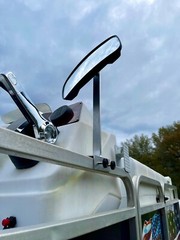 Pontoon Boat 12″ Rail Mount Rearview Mirror