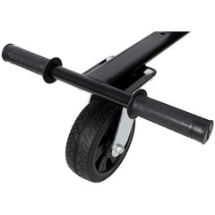 Hoverboard Go-Kart Seat Attachment, Adjustable Frame, Dual Shock Absorber, Black