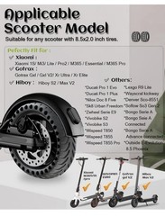 8.5×2 Solid Scooter Tires 50/75-6.1 for Xiaomi Gotrax Hiboy 2 Pack