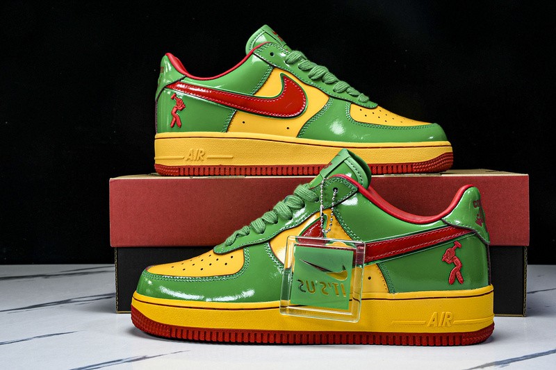 NK Air Force 1 Low Lil Yachty Concrete Boys Lucky Green IH4383-300 Men’s Size