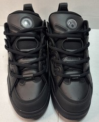 Osiris D3 E Mens 14 Black Skate Shoes New Triple Black Retro Chunky Sneaker Y2K