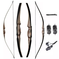 20-70lb Archery Handmade Traditional Recurve Bow Hunting Longbow Laminated Limbs