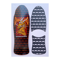 Die-Cut Style Grip Tape with Bats cutouts fits Powell Caballero Dragon & Bats