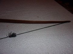 Vintage Custom Made Wood Left Hand Long Bow